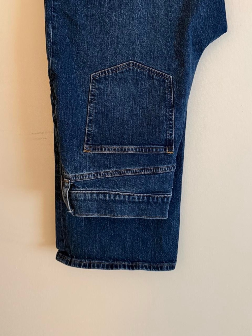 Dark Denim Straight Leg Jeans